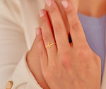 925 Sterling Silver Tiny Treble Clef Ring