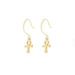 925 Sterling Silver The Ankh Earring