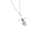 925 Sterling Silver Praying Hands Crucifix Necklace 361