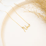 925 Sterling Silver Name Necklace Handwriting,