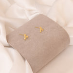 925 Sterling Silver Initial Studs
