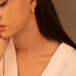 925 Sterling Silver Korean Love Heart Studs