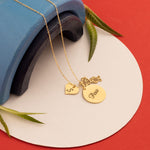 925 Sterling Silver Daughter Initial And Name Necklace