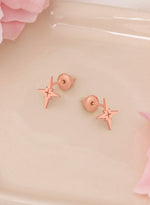 925 Sterling Silver Pole Star Studs