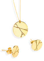 925 Sterling Silver Kintsugi Earring