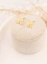 925 Sterling Silver Ribbon Earrings