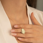 925 Sterling Silver Mother And Child Necklace