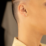 925 Sterling Silver Lightning Bolt Earring