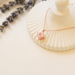 925 Sterling Silver Cube Dice Necklace