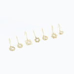 925 Sterling Silver Root Chakra Earring