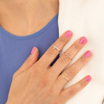 925 Sterling Silver Tiny Treble Clef Ring