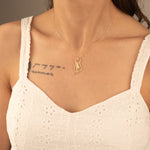 925 Sterling Silver Cat And Name Necklace