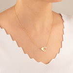 925 Sterling Silver Paw Heart Necklace