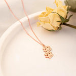 925 Sterling Silver İki Patili Necklace
