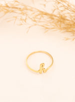 925 Sterling Silver Initial Rings