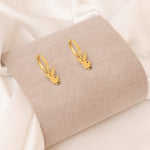 925 Sterling Silver Enamel Playboy Bunny Earring