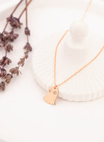 925 Sterling Silver Ghost Necklace