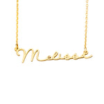 925 Sterling Silver Handwriting Name Necklace