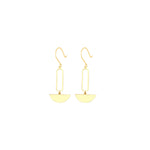 925 Sterling Silver Unique Rectangle Drop Earrings