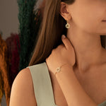 925 Sterling Silver Solar Plexus Chakra Earring