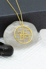 925 Sterling Silver Fibonacci Golden Ratio Necklace