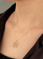 925 Sterling Silver Fibonacci Golden Ratio Necklace