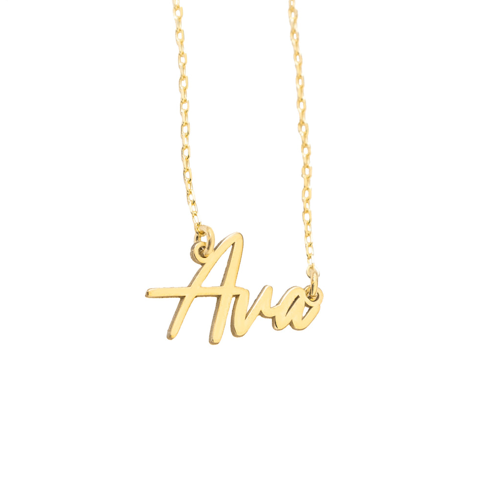 925 Sterling Silver Name Necklace,