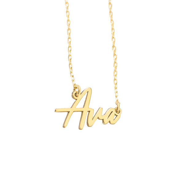 925 Sterling Silver Name Necklace,
