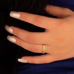 925 Sterling Silver Coordinates Ring