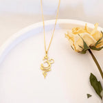 925 Sterling Silver Om Breathe Necklace