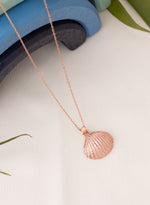 925 Sterling Silver 3D Seashell Necklace