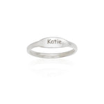 925 Sterling Silver Personalized Engraving Ring