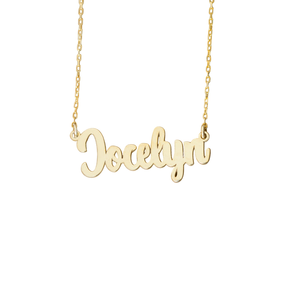 925 Sterling Silver Name Necklace 326