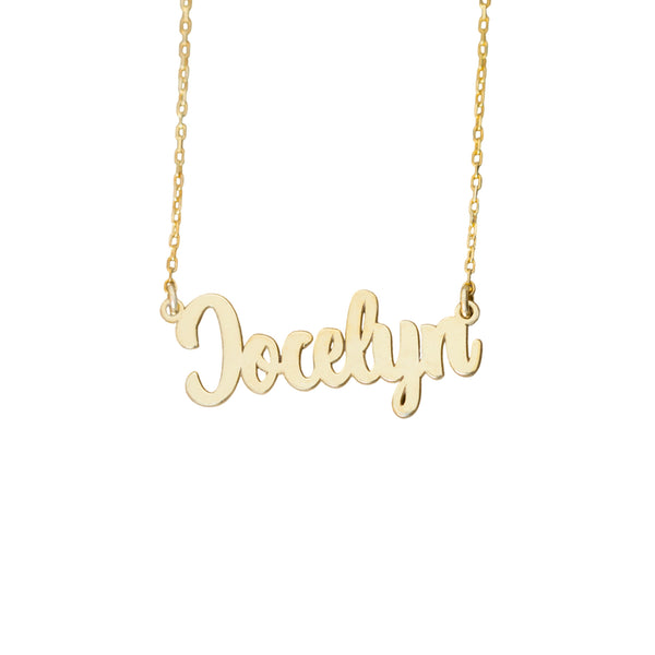 925 Sterling Silver Name Necklace 326