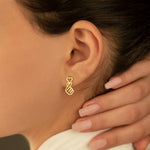 925 Sterling Silver Korean Love Heart Studs