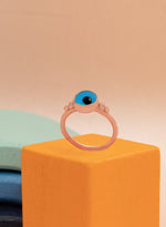 925 Sterling Silver Evil Eye Ring 561