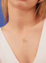 925 Sterling Silver Origami Horse Necklace