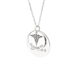 925 Sterling Silver Allergies Necklace