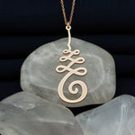 925 Sterling Silver Unalome Necklace