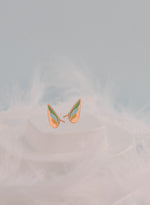 925 Sterling Silver Multi Color Wings Earring