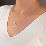 925 Sterling Silver Custom Initial Necklace
