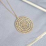 925 Sterling Silver Sacred Geometry Necklace