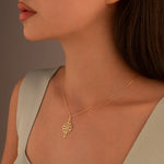 925 Sterling Silver Royale Symbol Necklace