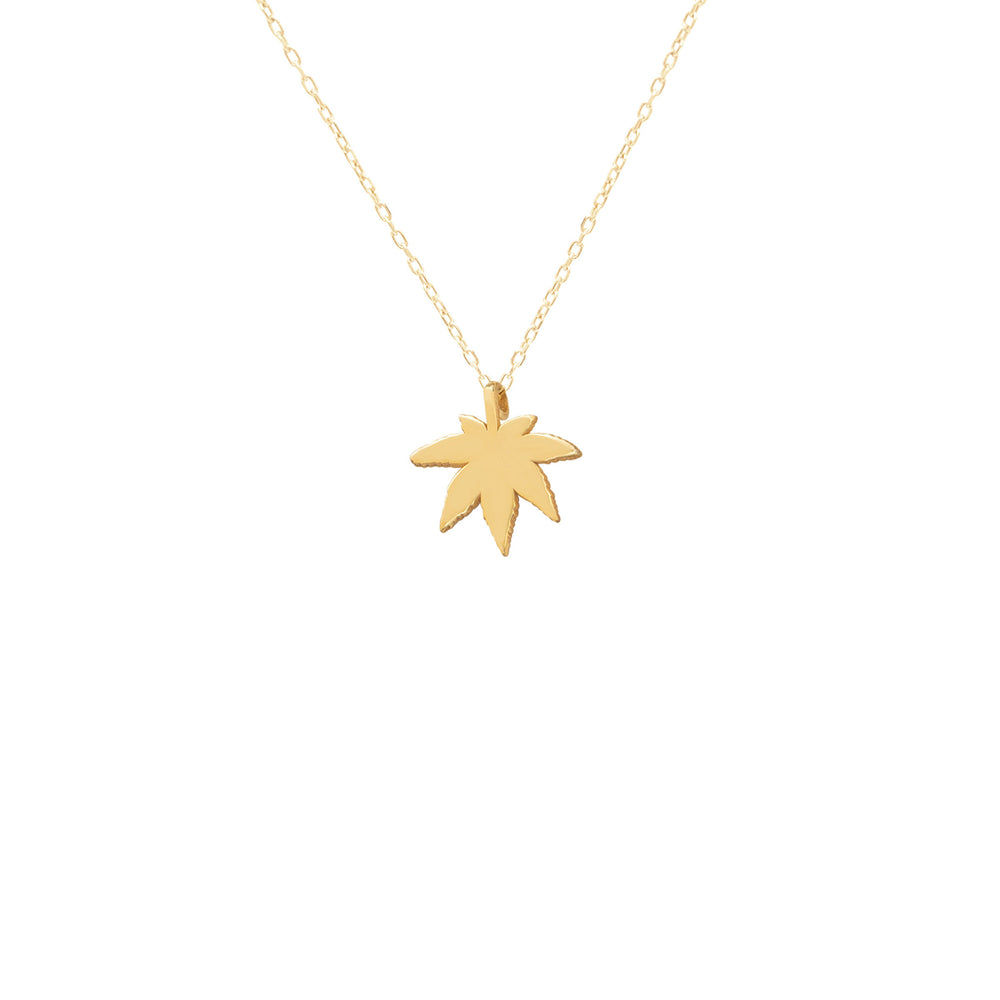 925 Sterling Silver Leaf Necklace