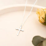 925 Sterling Silver Oklu Haç Necklace