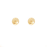 925 Sterling Silver Tree Of Life Studs