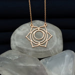 925 Sterling Silver Sacral Chakra Necklace