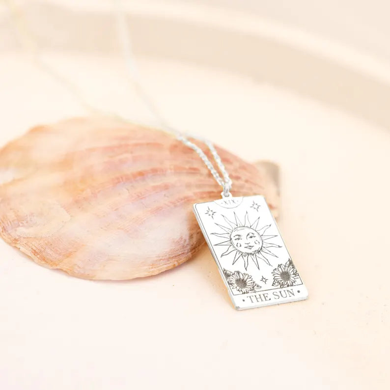 925 Sterling Silver Tarot Güneş