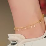 925 Sterling Silver Anklet Bracelet With Charms