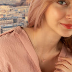 925 Sterling Silver Enamel Butterfly Necklace